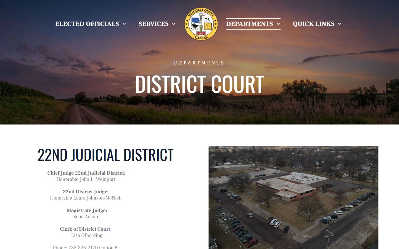 Nemaha County criminal court records District Court source