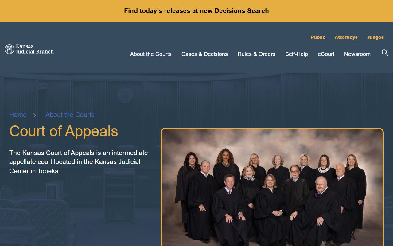 Nemaha County Clerk of the District Court records and Kansas Court of Appeals