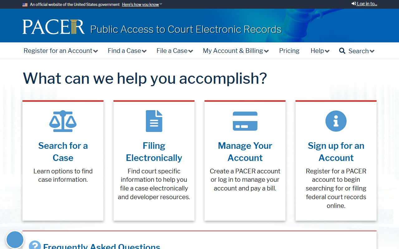 Nemaha County Clerk of the District Court records compared with PACER federal records
