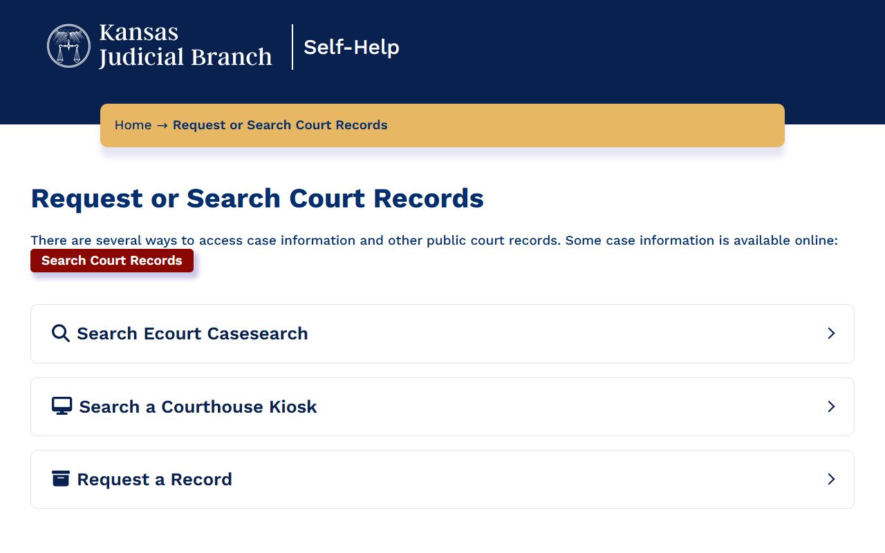 Nemaha County court records Kansas request court records source