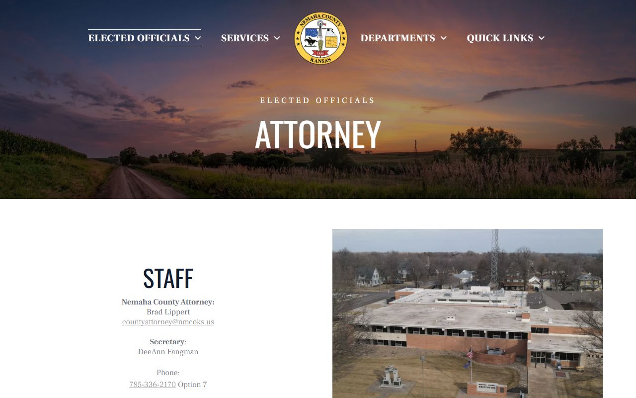 Nemaha County criminal court records County Attorney source